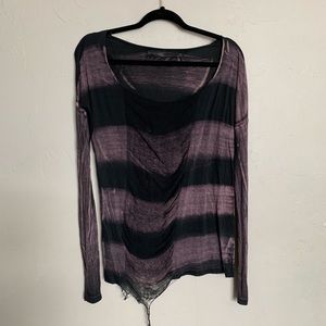 Raquel Allegra Tie Dye Long Sleeve Top